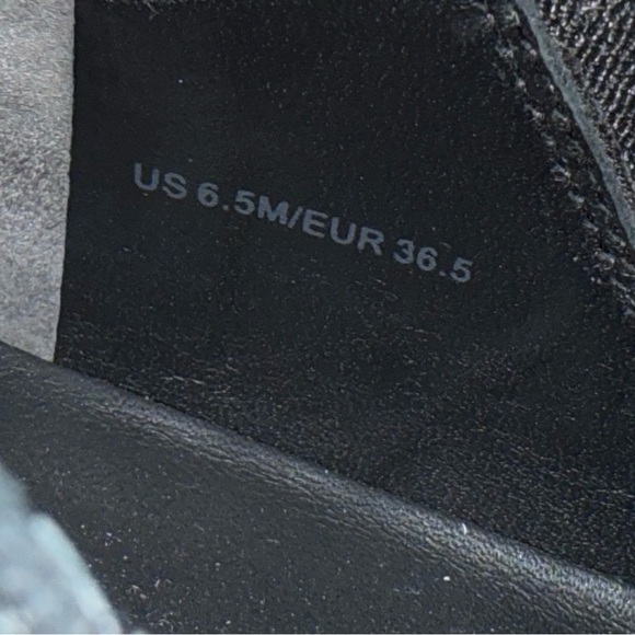 Vince Warren Slip On Platform Suede Sneakers in Black Size 6.5 - Picture 7 of 8